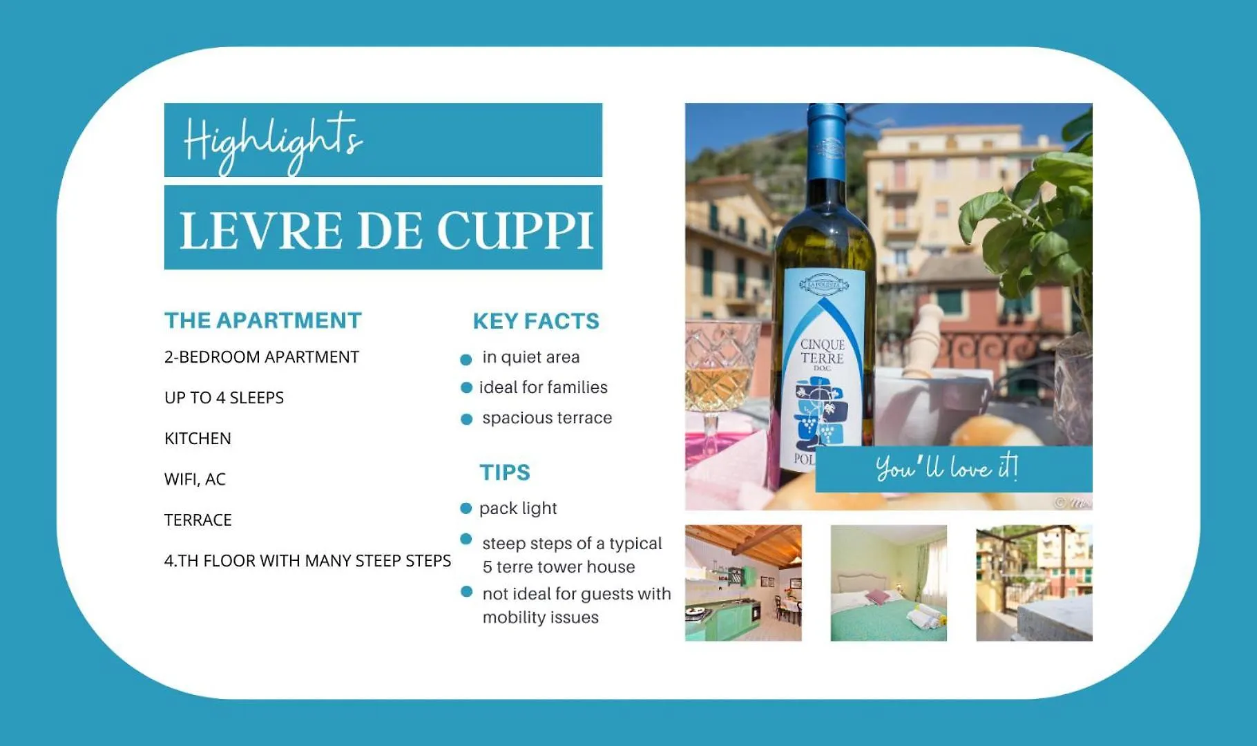Levre De Cuppi Apartment Monterosso al Mare